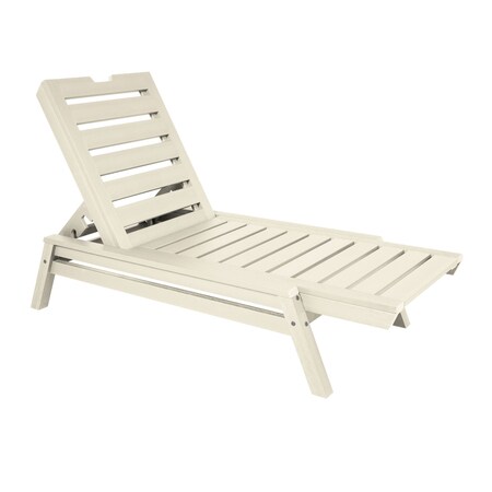 Highwood Usa Crestone Chaise Lounge Outdoor Furniture for Pool, Patio CM-LNGSQ62-WAE